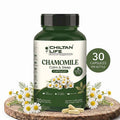 Chamomile Capsule 100% Natural Chamomile Tablets 30 Per Bottle 500mg - ChiltanPure