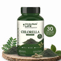 Chlorella Capsule 100% Natural Chlorella Tablets 30 Per Bottle - ChiltanPure