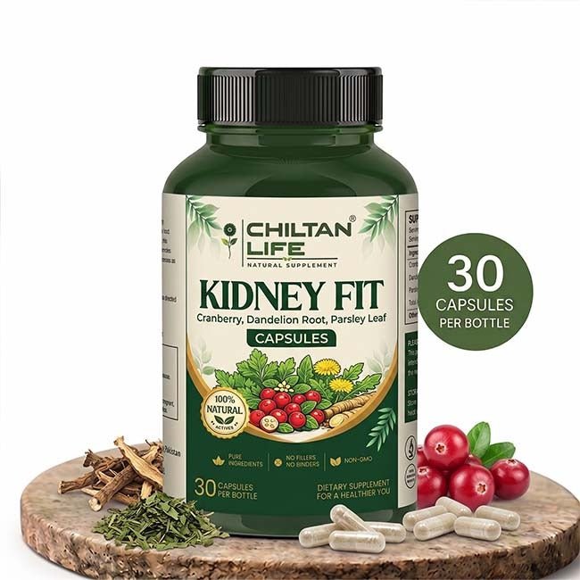 Kidney fit Capsule 100% Natural Kidney fit Capsule Tablets 30 Per Bottle 500mg - ChiltanPure