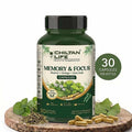 Memory & Focus Capsule 100% Natural Memory & Focus Tablets 30 Per Bottle 500mg - ChiltanPure