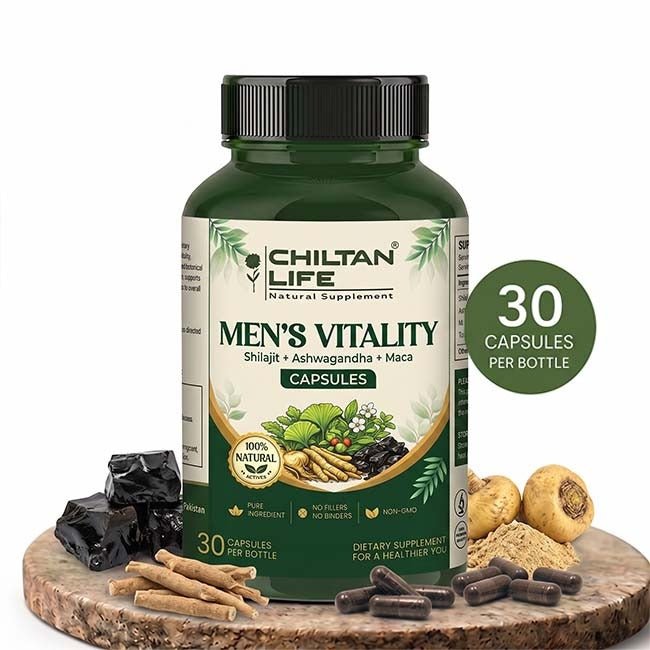 Mens Vitality Capsule 100% Natural Mens Vitality Tablets 30 Per Bottle 500mg - ChiltanPure