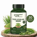 Wheatgrass Capsule 100% Natural Wheatgrass Tablets 30 Per Bottle - ChiltanPure